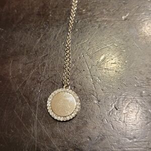 Kate Spade Silver and Gold Pendant Necklace